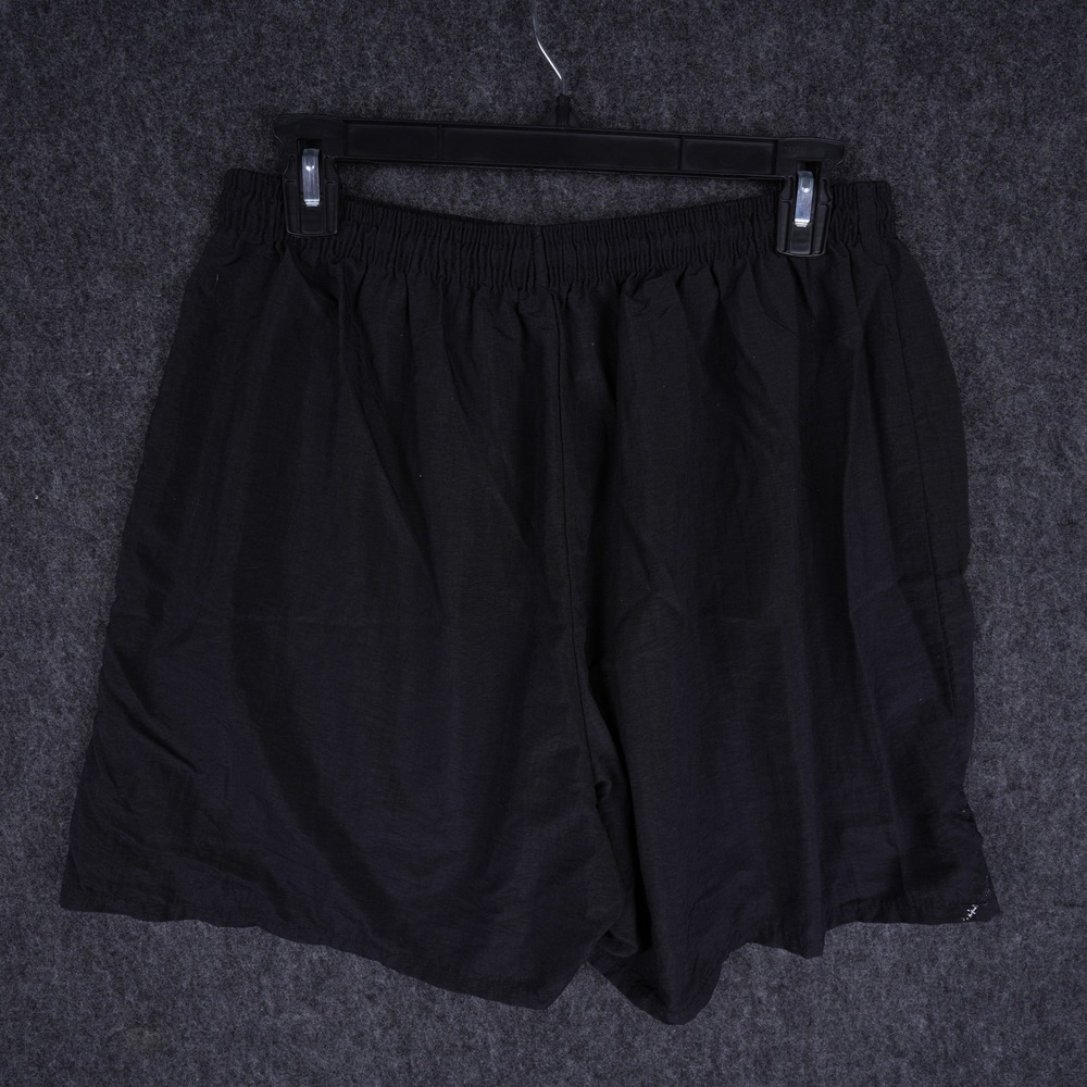 Vintage Score American Soccer Co Shorts Mens XL Black Good Elastic Drawstring